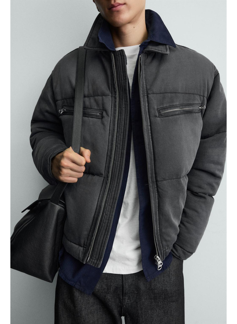 Джинсовая куртка с ультразвуковым квилтингом Джинсовая куртка с ультразвуковым квилтингом