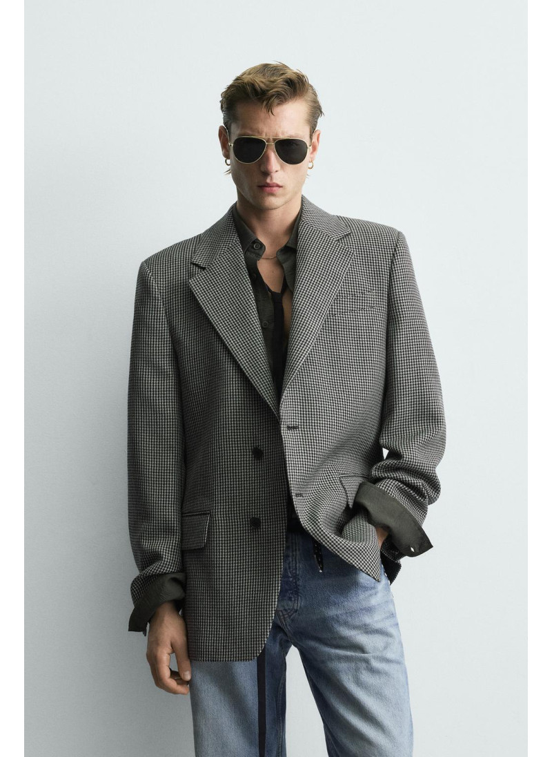 БЛЕЙЗЕР ИЗ 100% ШЕРСТИ С УЗОРОМ «ГУСИНАЯ ЛАПКА» — LIMITED EDITION БЛЕЙЗЕР ИЗ 100% ШЕРСТИ С УЗОРОМ «ГУСИНАЯ ЛАПКА» — LIMITED EDITION