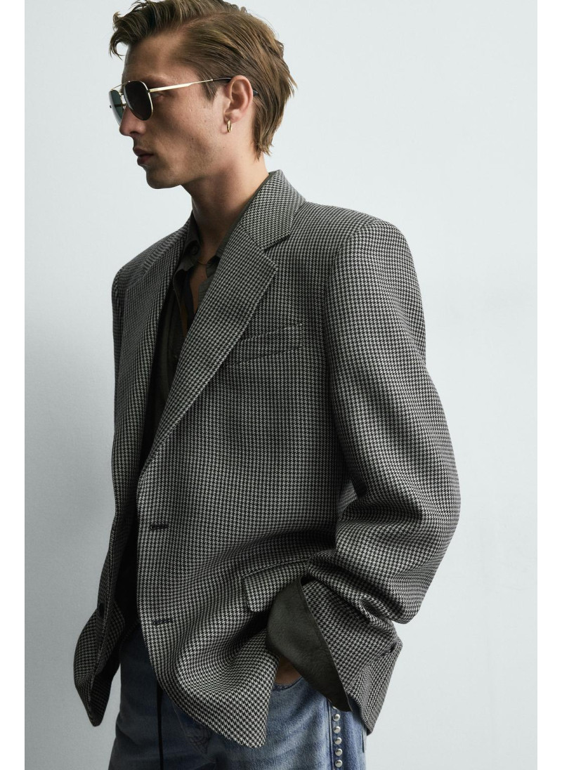 БЛЕЙЗЕР ИЗ 100% ШЕРСТИ С УЗОРОМ «ГУСИНАЯ ЛАПКА» — LIMITED EDITION БЛЕЙЗЕР ИЗ 100% ШЕРСТИ С УЗОРОМ «ГУСИНАЯ ЛАПКА» — LIMITED EDITION