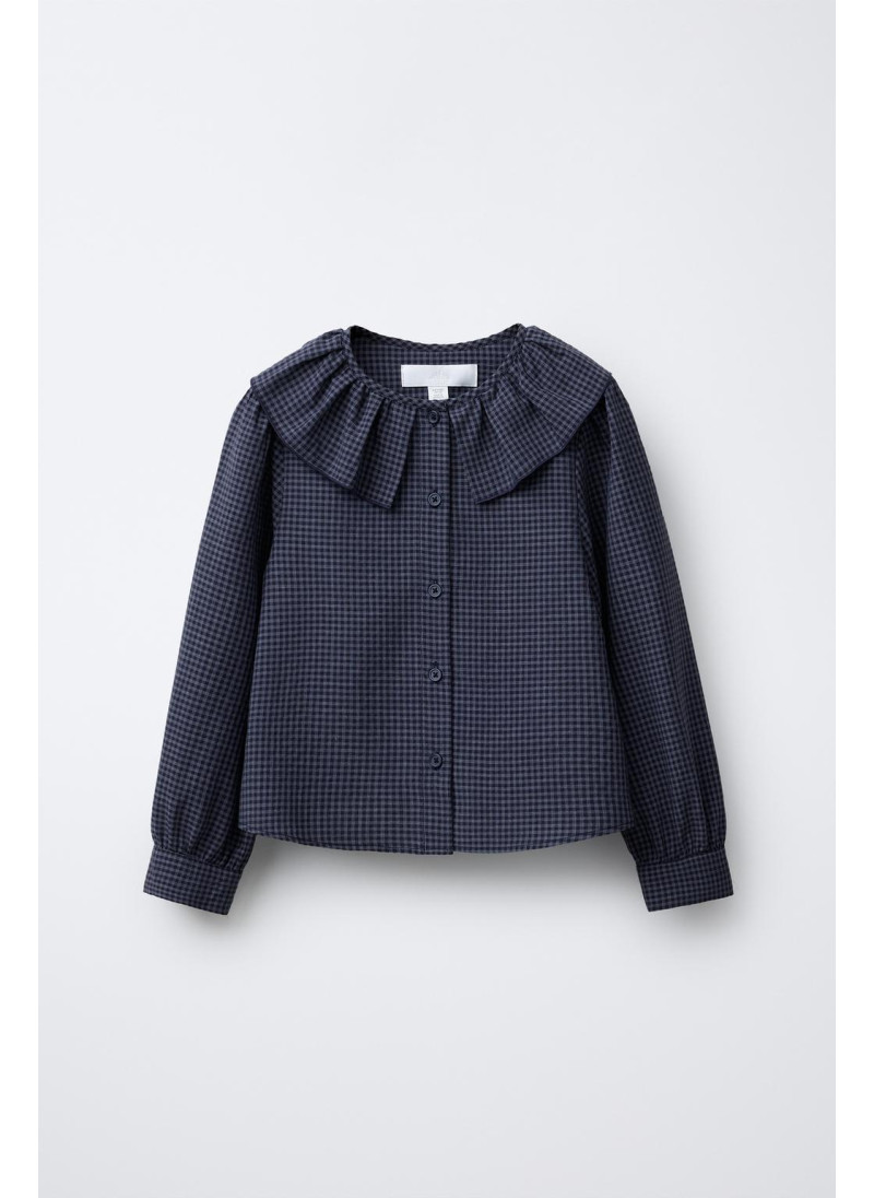 РУБАШКА С ВОЛАНАМИ В КЛЕТКУ ВИШИ РУБАШКА С ВОЛАНАМИ В КЛЕТКУ ВИШИ