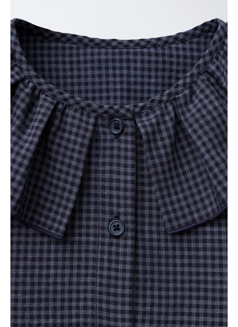 РУБАШКА С ВОЛАНАМИ В КЛЕТКУ ВИШИ РУБАШКА С ВОЛАНАМИ В КЛЕТКУ ВИШИ