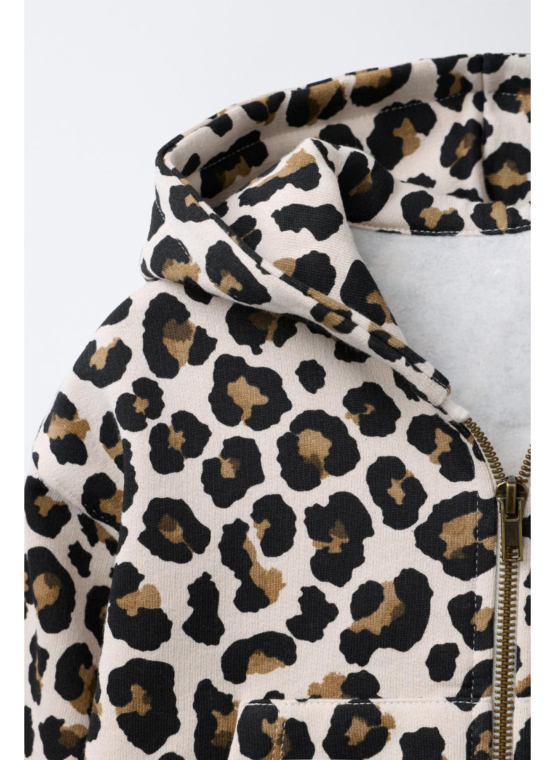 ХУДИ С КАПЮШОНОМ И АНИМАЛИСТИЧЕСКИМ ПРИНТОМ ХУДИ С КАПЮШОНОМ И АНИМАЛИСТИЧЕСКИМ ПРИНТОМ