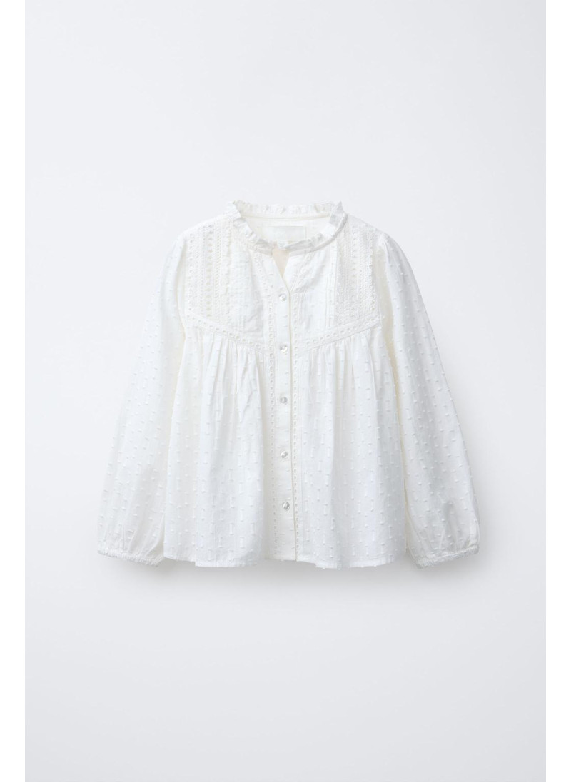 РУБАШКА РОМАНТИЧЕСКАЯ ИЗ ТКАНИ ПЛЮМЕТИ РУБАШКА РОМАНТИЧЕСКАЯ ИЗ ТКАНИ ПЛЮМЕТИ