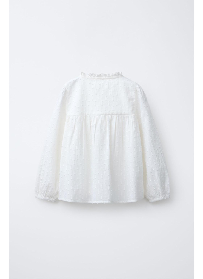 РУБАШКА РОМАНТИЧЕСКАЯ ИЗ ТКАНИ ПЛЮМЕТИ РУБАШКА РОМАНТИЧЕСКАЯ ИЗ ТКАНИ ПЛЮМЕТИ