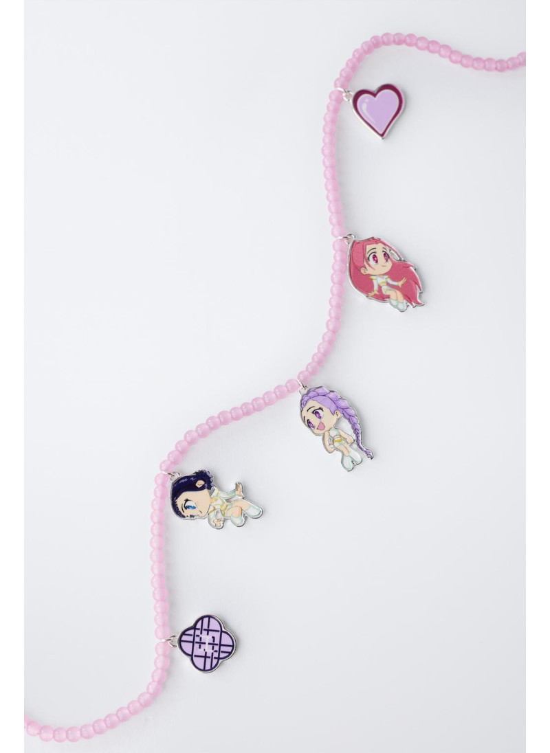 Ожерелье kpop demon hunters™ netflix © с мультиподвесом Ожерелье kpop demon hunters™ netflix © с мультиподвесом