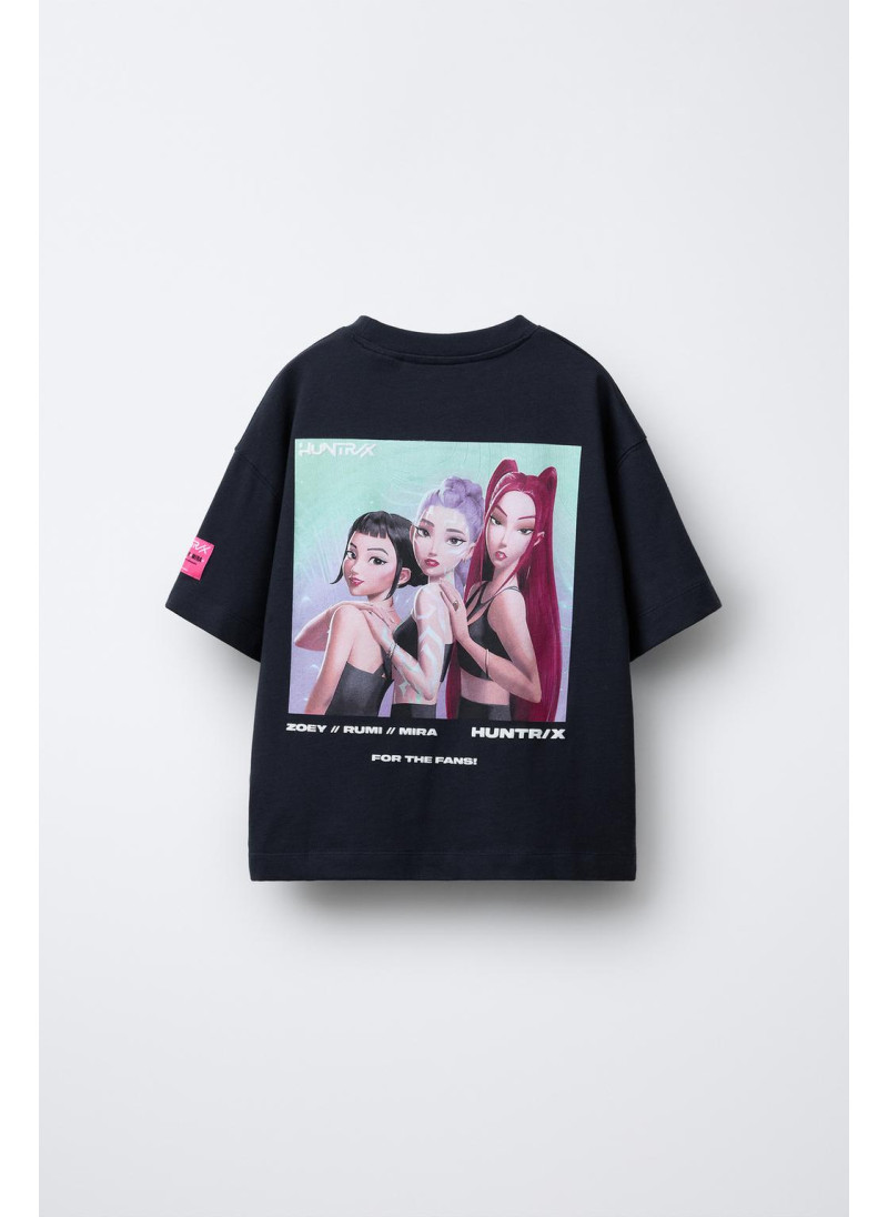 Футболка с принтом kpop demon hunters™ netflix © Футболка с принтом kpop demon hunters™ netflix ©