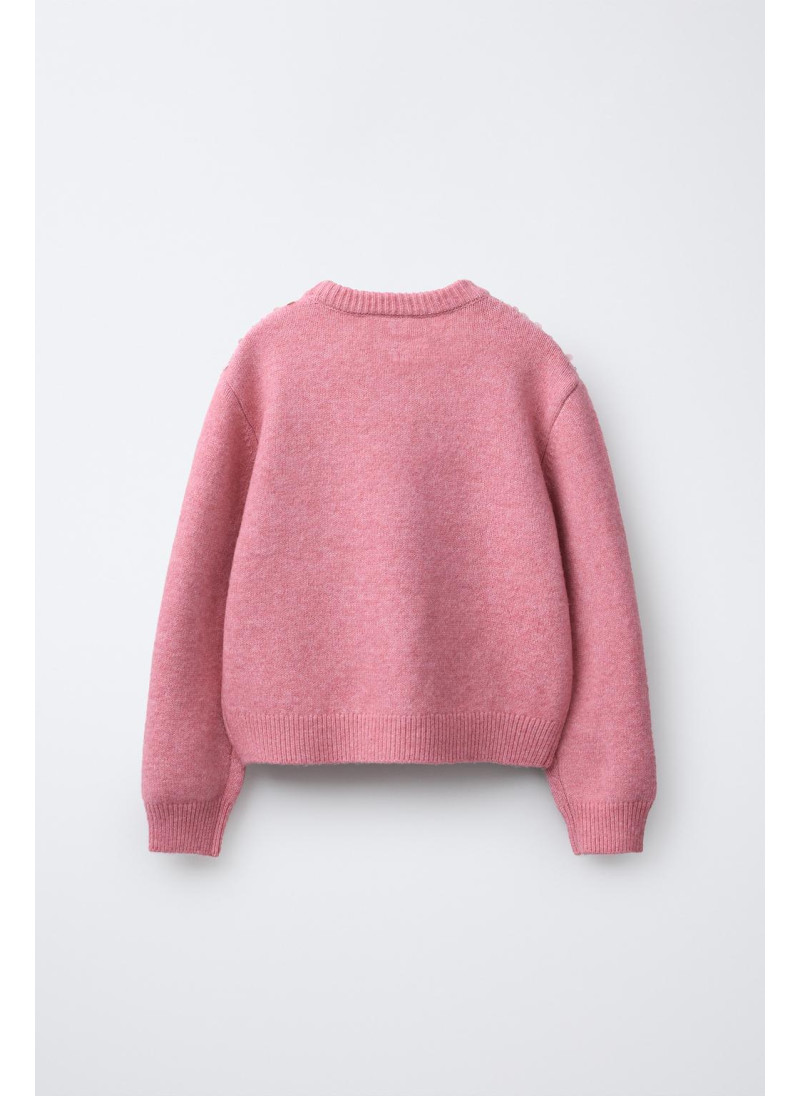 Трикотажный свитер с пайетками Трикотажный свитер с пайетками