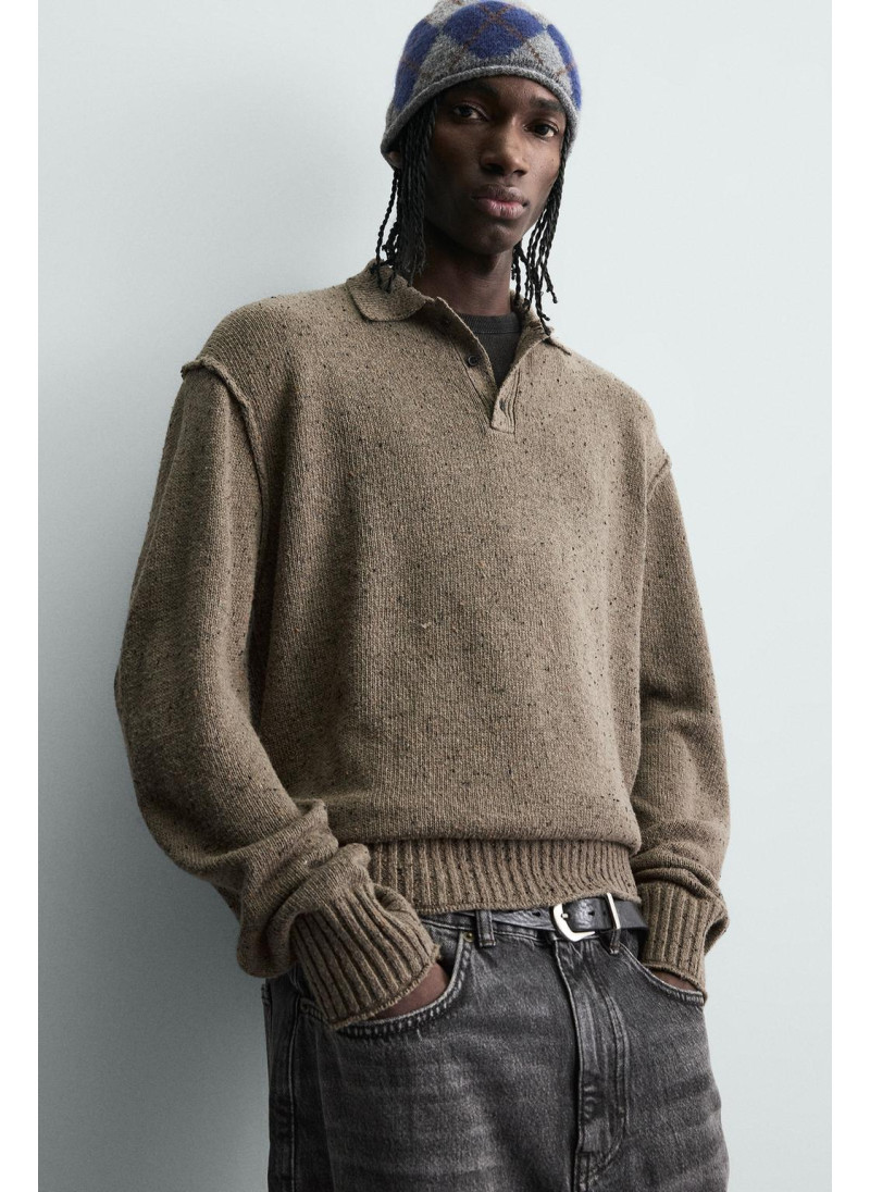 ТРИКОТАЖНОЕ ПОЛО СВОБОДНОГО КРОЯ ТРИКОТАЖНОЕ ПОЛО СВОБОДНОГО КРОЯ