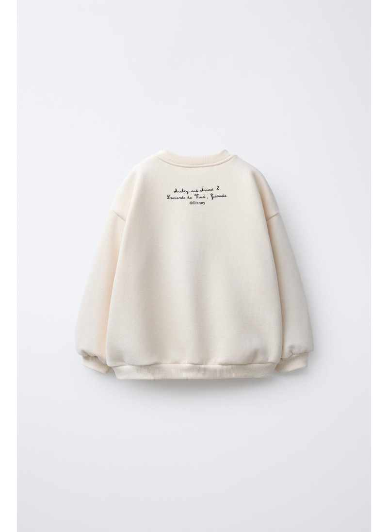 Свитшот с принтом моны лизы микки и минни маус © disney Свитшот с принтом моны лизы микки и минни маус © disney