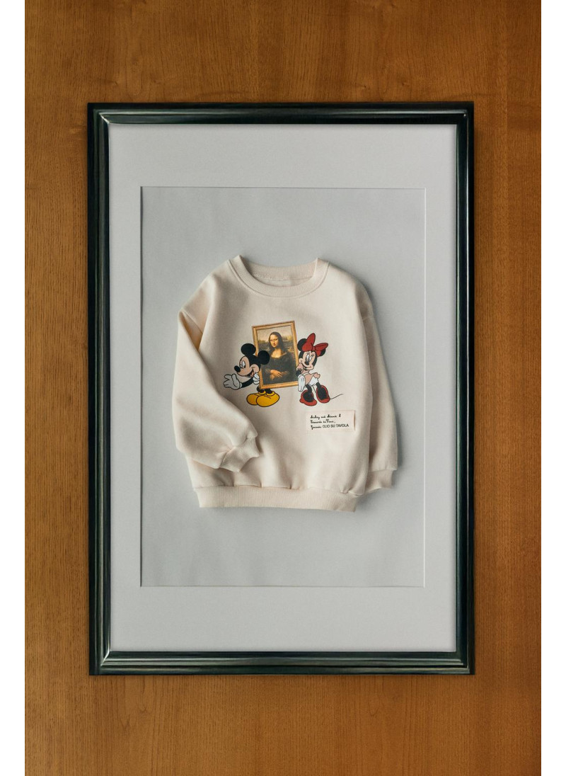 Свитшот с принтом моны лизы...