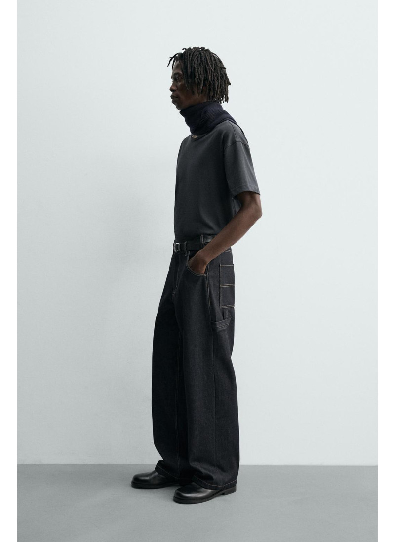 ДЖИНСЫ CARPINTERO BAGGY FIT С ДЕКОРАТИВНОЙ СТРОЧКОЙ ДЖИНСЫ CARPINTERO BAGGY FIT С ДЕКОРАТИВНОЙ СТРОЧКОЙ