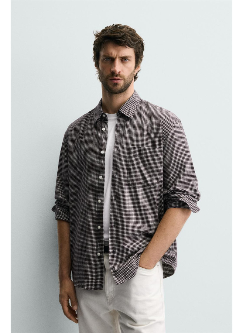 Рубашка в клетку из фланели Рубашка в клетку из фланели