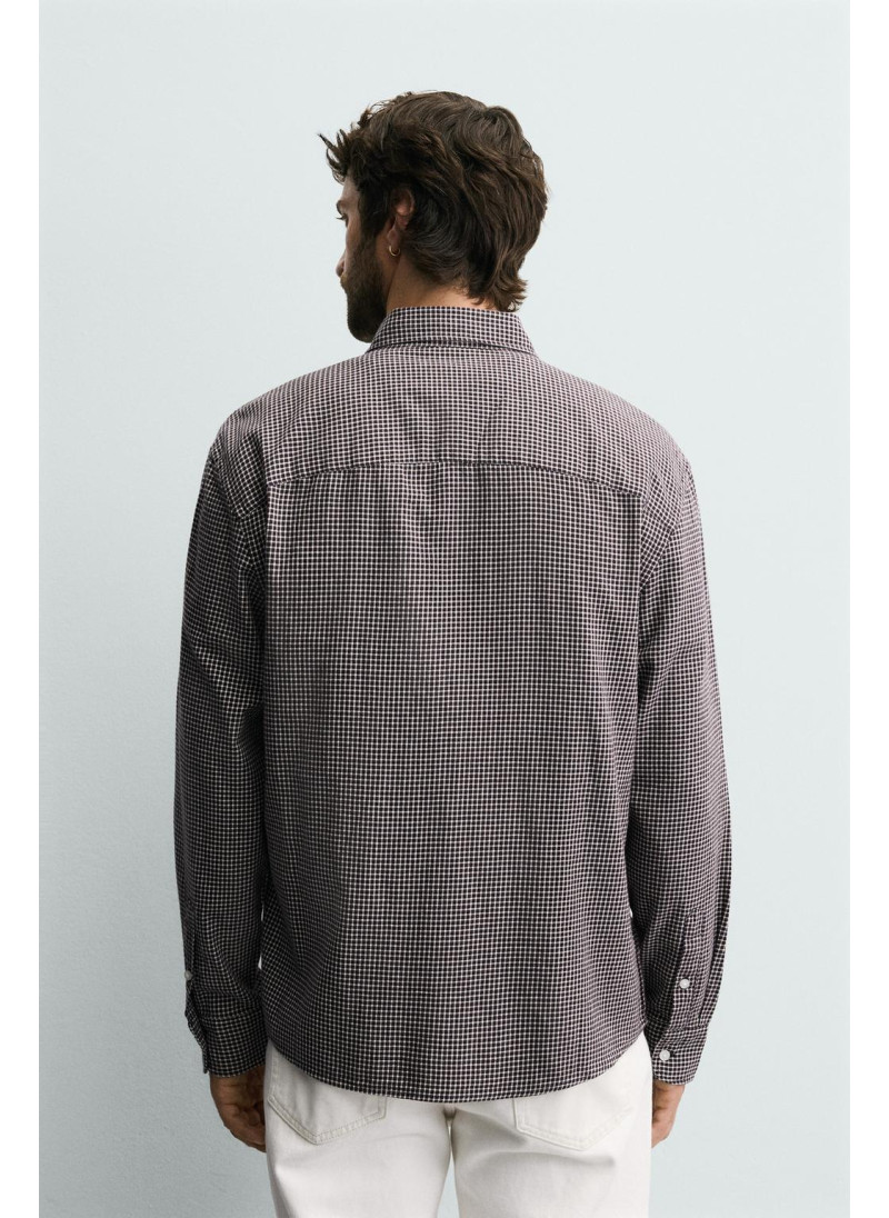 Рубашка в клетку из фланели Рубашка в клетку из фланели