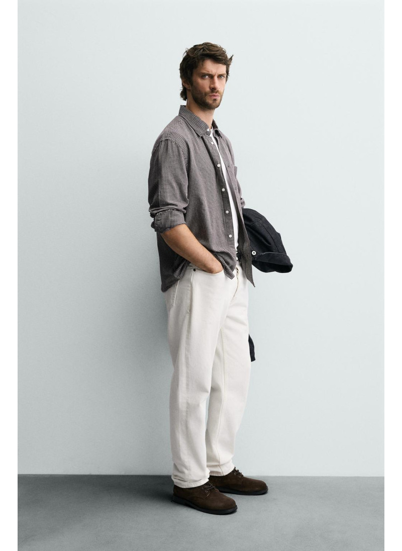 Рубашка в клетку из фланели Рубашка в клетку из фланели