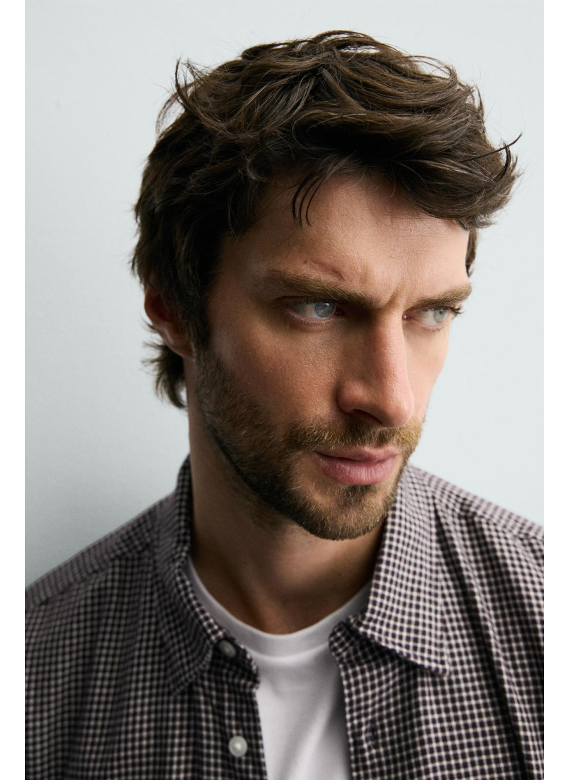 Рубашка в клетку из фланели Рубашка в клетку из фланели