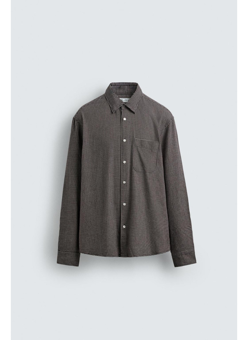 Рубашка в клетку из фланели Рубашка в клетку из фланели