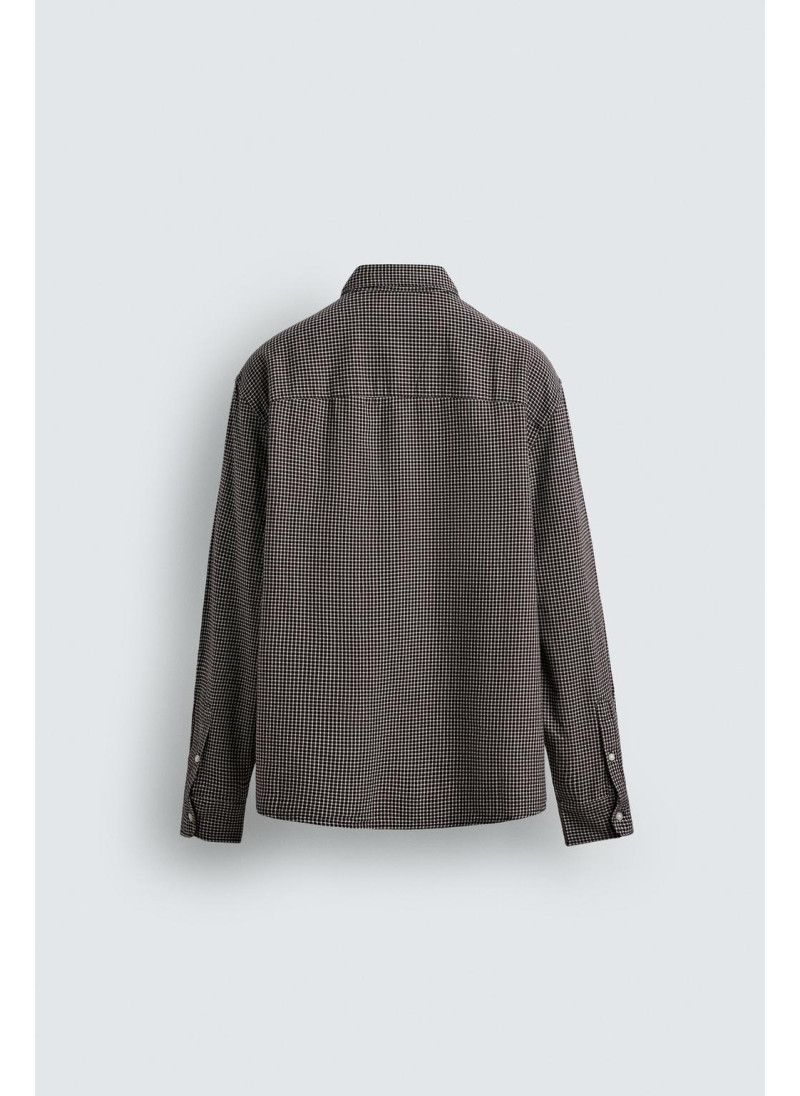 Рубашка в клетку из фланели Рубашка в клетку из фланели