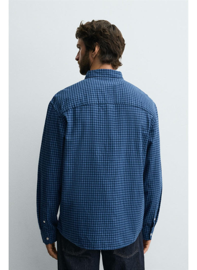 Рубашка в клетку из фланели Рубашка в клетку из фланели