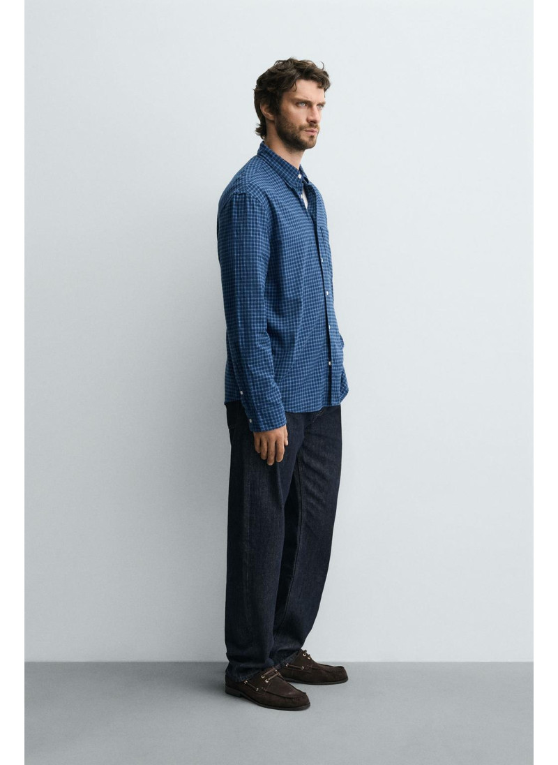 Рубашка в клетку из фланели Рубашка в клетку из фланели