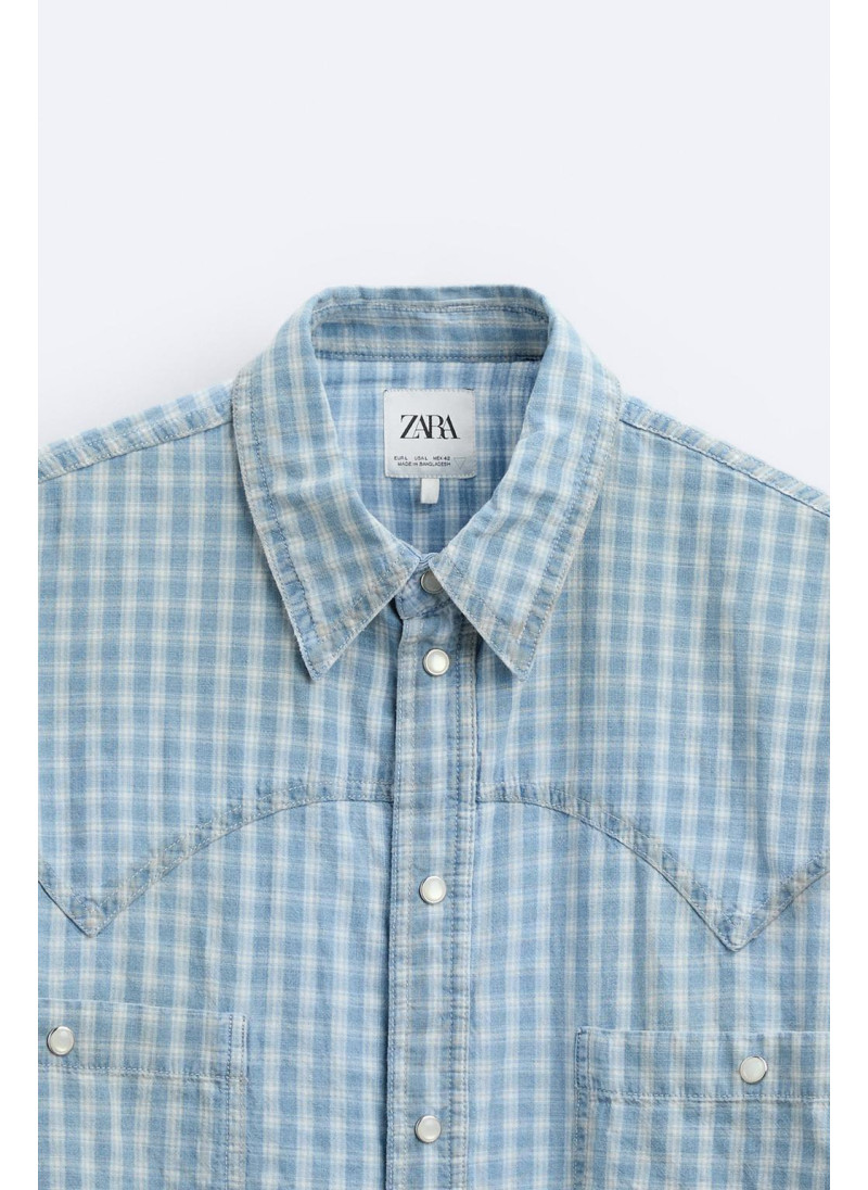 Рубашка в клетку из фланели Рубашка в клетку из фланели