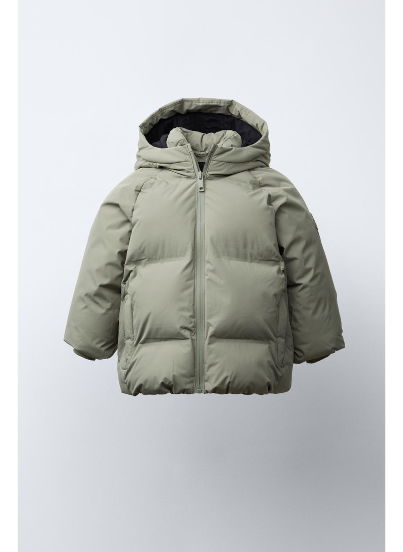 Пуховик с капюшоном, отталк...