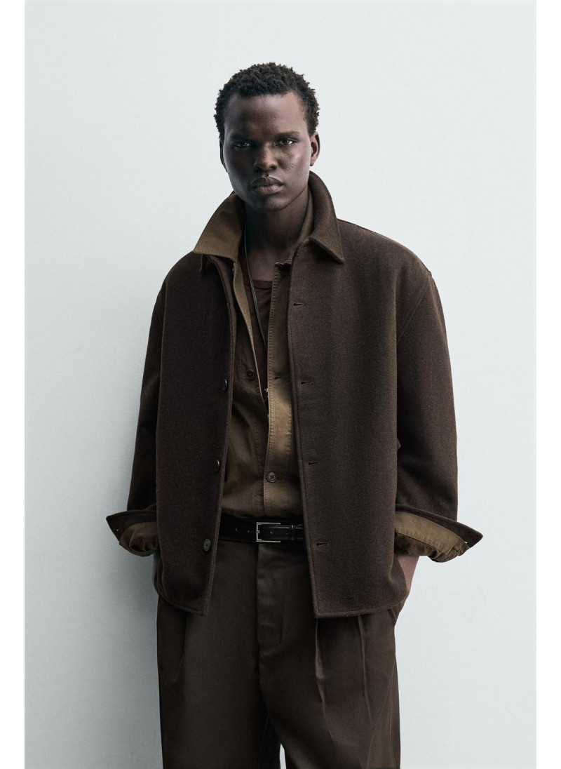 Рубашка-овершерт из шерсти Рубашка-овершерт из шерсти