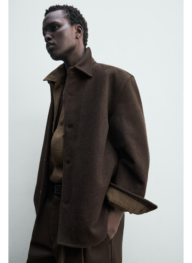 Рубашка-овершерт из шерсти Рубашка-овершерт из шерсти