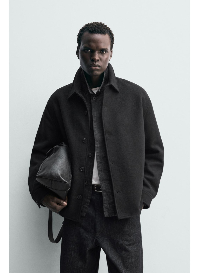 Рубашка-овершерт из шерсти Рубашка-овершерт из шерсти