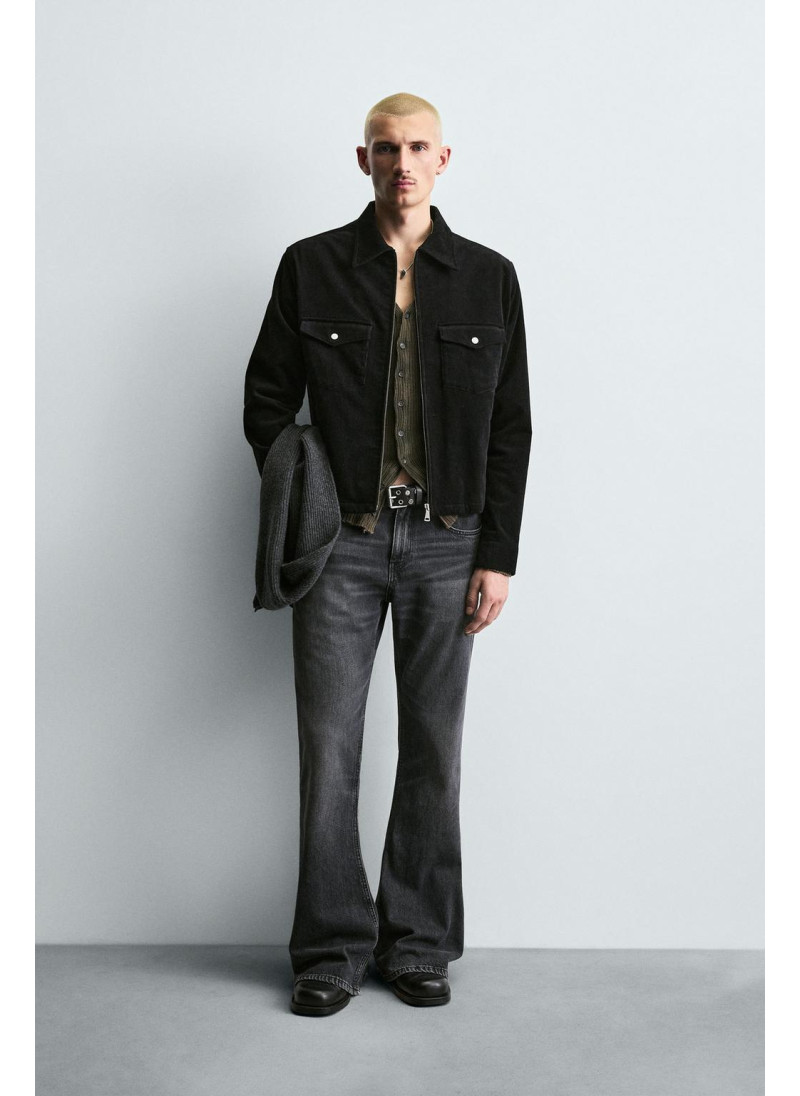 Рубашка-оверсайз из вельве�...