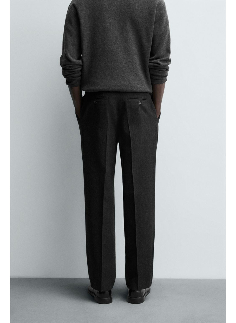 БРЮКИ ИЗ ХЛОПКА И ШЕРСТИ С РЕЛЬЕФНЫМ УЗОРОМ — LIMITED EDITION БРЮКИ ИЗ ХЛОПКА И ШЕРСТИ С РЕЛЬЕФНЫМ УЗОРОМ — LIMITED EDITION