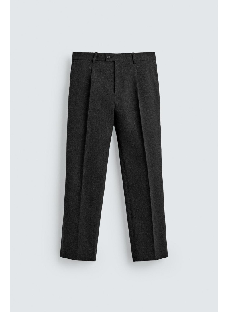 БРЮКИ ИЗ ХЛОПКА И ШЕРСТИ С РЕЛЬЕФНЫМ УЗОРОМ — LIMITED EDITION БРЮКИ ИЗ ХЛОПКА И ШЕРСТИ С РЕЛЬЕФНЫМ УЗОРОМ — LIMITED EDITION