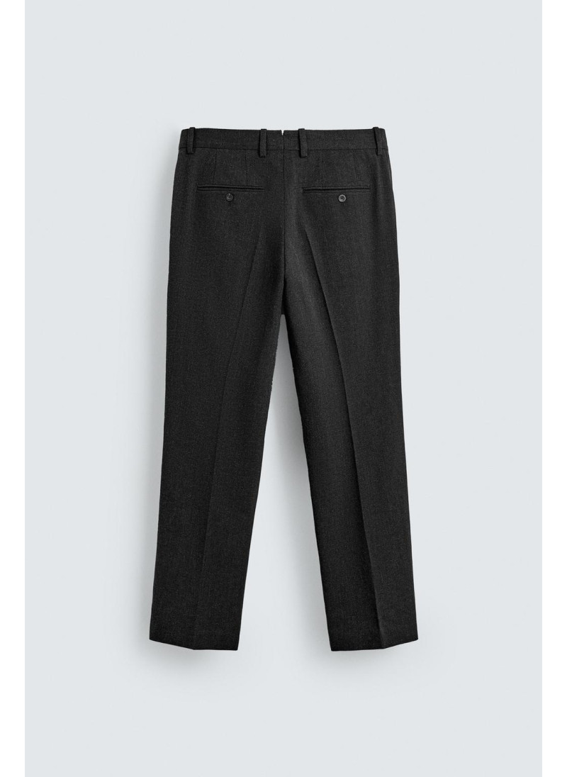 БРЮКИ ИЗ ХЛОПКА И ШЕРСТИ С РЕЛЬЕФНЫМ УЗОРОМ — LIMITED EDITION БРЮКИ ИЗ ХЛОПКА И ШЕРСТИ С РЕЛЬЕФНЫМ УЗОРОМ — LIMITED EDITION