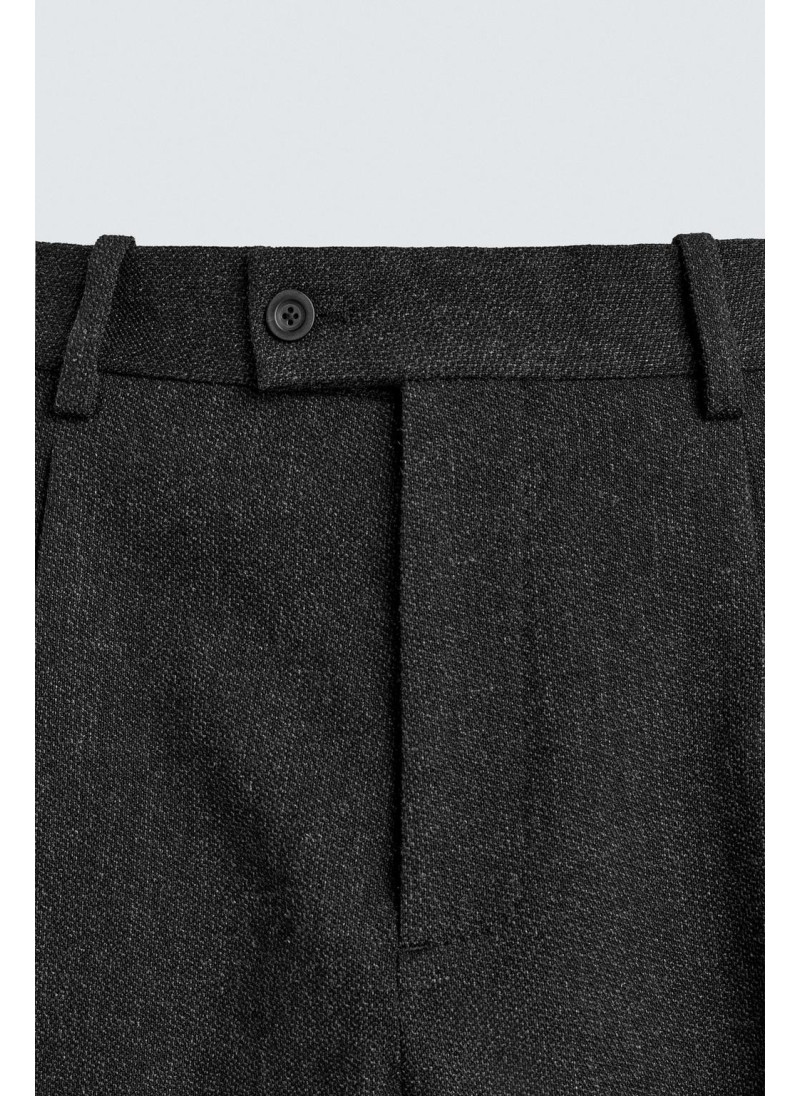 БРЮКИ ИЗ ХЛОПКА И ШЕРСТИ С РЕЛЬЕФНЫМ УЗОРОМ — LIMITED EDITION БРЮКИ ИЗ ХЛОПКА И ШЕРСТИ С РЕЛЬЕФНЫМ УЗОРОМ — LIMITED EDITION