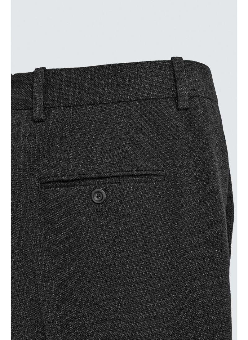 БРЮКИ ИЗ ХЛОПКА И ШЕРСТИ С РЕЛЬЕФНЫМ УЗОРОМ — LIMITED EDITION БРЮКИ ИЗ ХЛОПКА И ШЕРСТИ С РЕЛЬЕФНЫМ УЗОРОМ — LIMITED EDITION