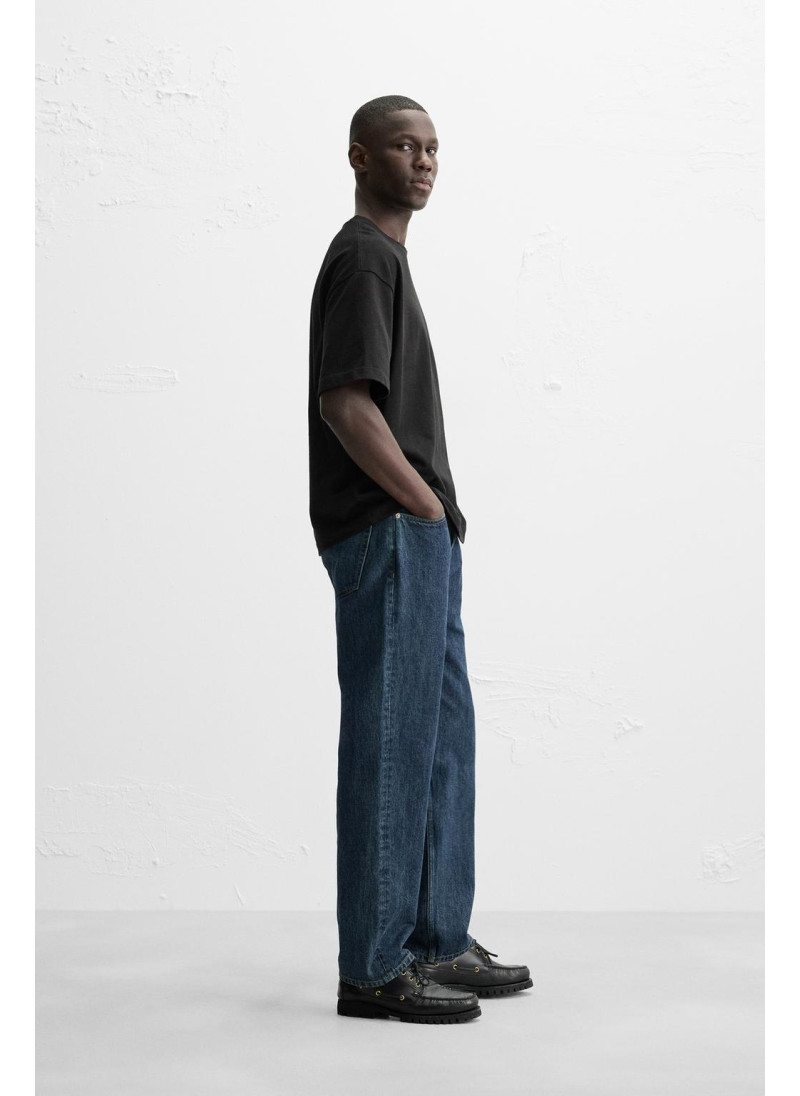 Футболка свободного кроя из плотного хлопка Футболка свободного кроя из плотного хлопка