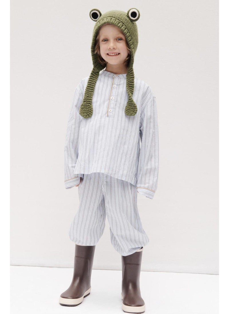 Шапка-бини из 100% шерсти limited edition с ушками лягушки Шапка-бини из 100% шерсти limited edition с ушками лягушки