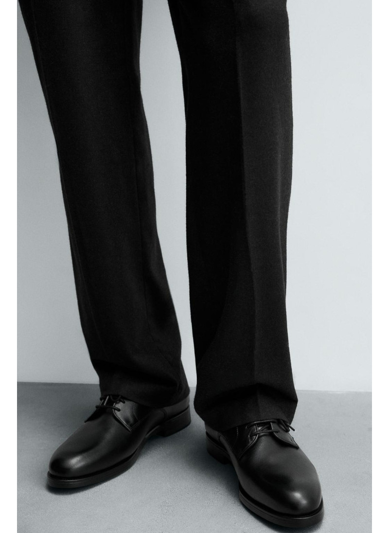 Кожаные туфли с начёсом Кожаные туфли с начёсом