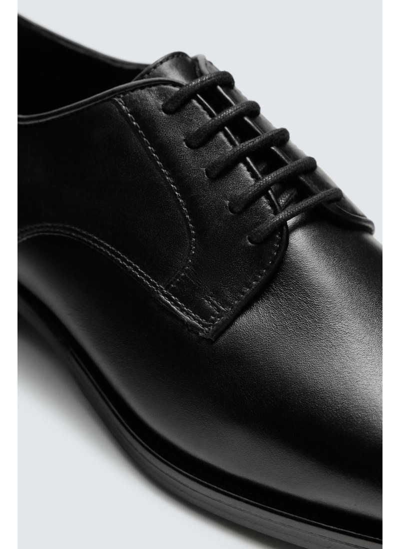 Кожаные туфли с начёсом Кожаные туфли с начёсом