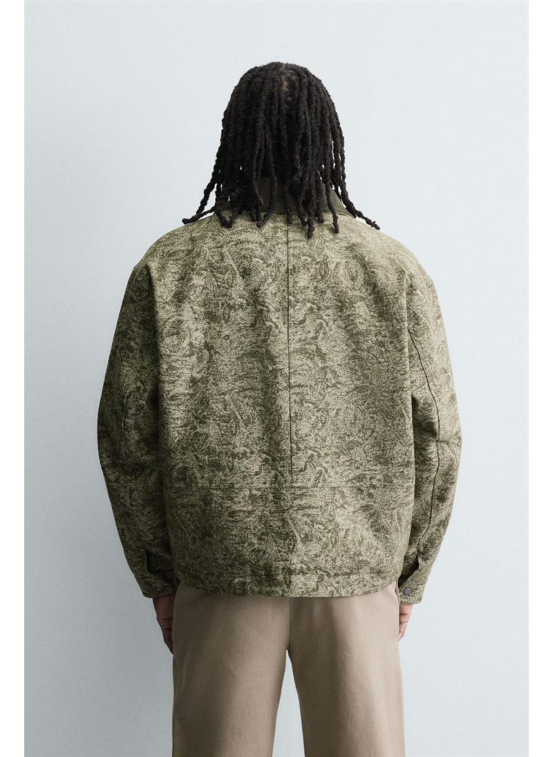 Куртка с абстрактным жаккардовым узором Куртка с абстрактным жаккардовым узором