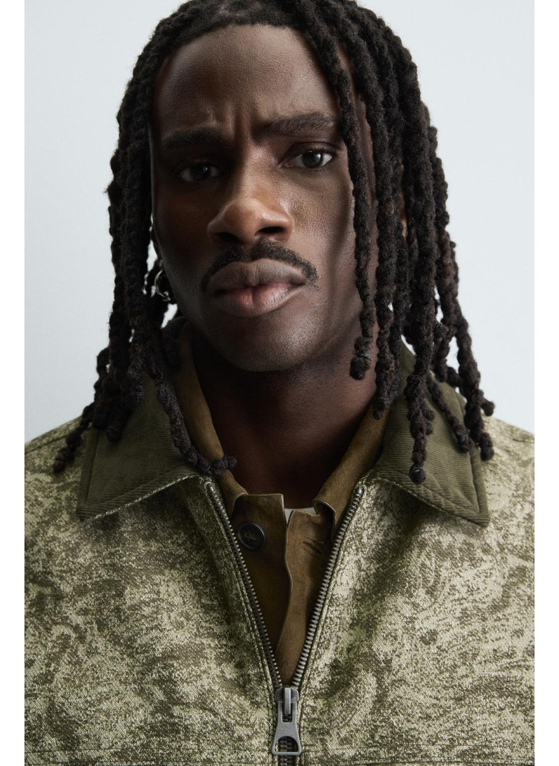 Куртка с абстрактным жаккардовым узором Куртка с абстрактным жаккардовым узором