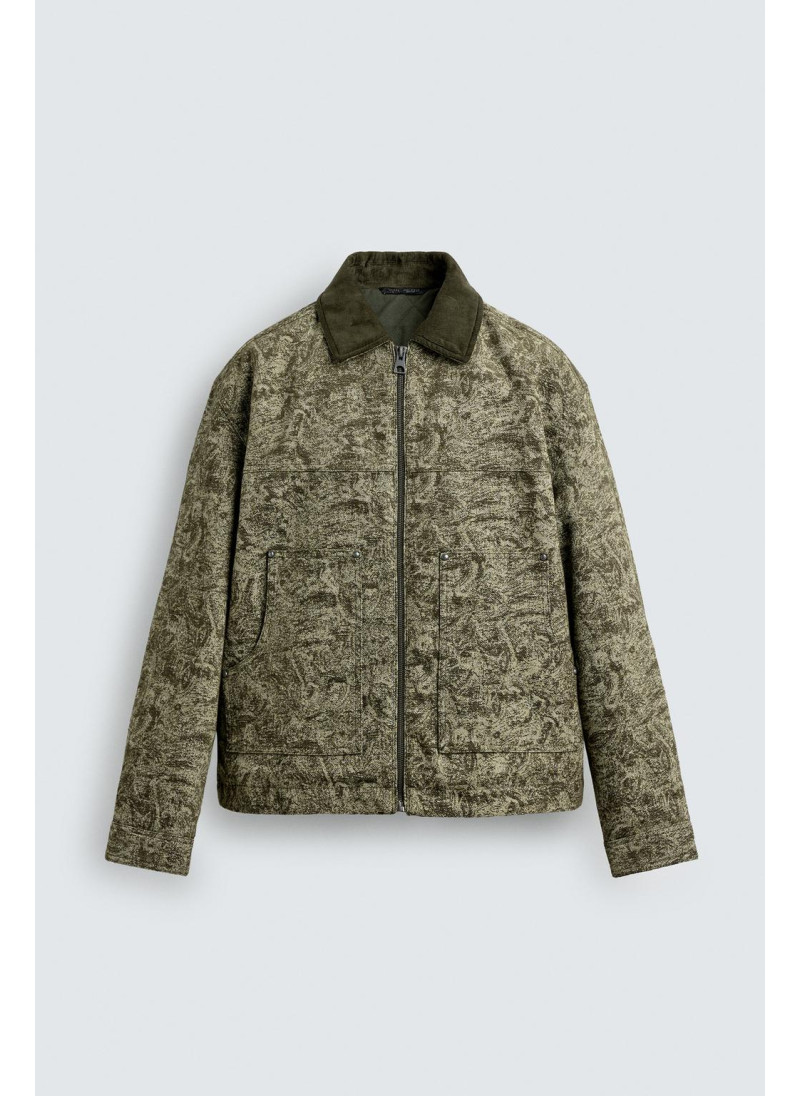 Куртка с абстрактным жаккардовым узором Куртка с абстрактным жаккардовым узором