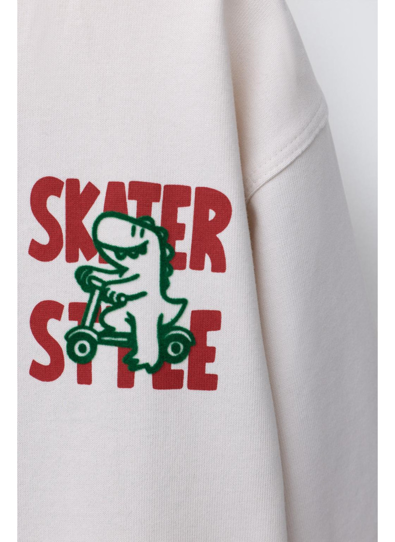 ТОЛСТОВКА С РЕЛЬЕФНЫМ ПРИНТОМ ЖИВОТНЫХ ТОЛСТОВКА С РЕЛЬЕФНЫМ ПРИНТОМ ЖИВОТНЫХ