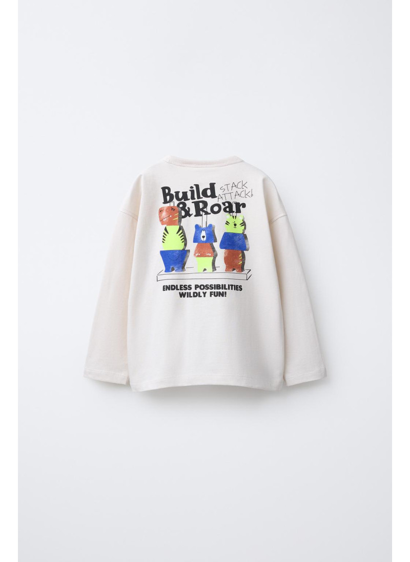 Футболка с принтом медведя Футболка с принтом медведя