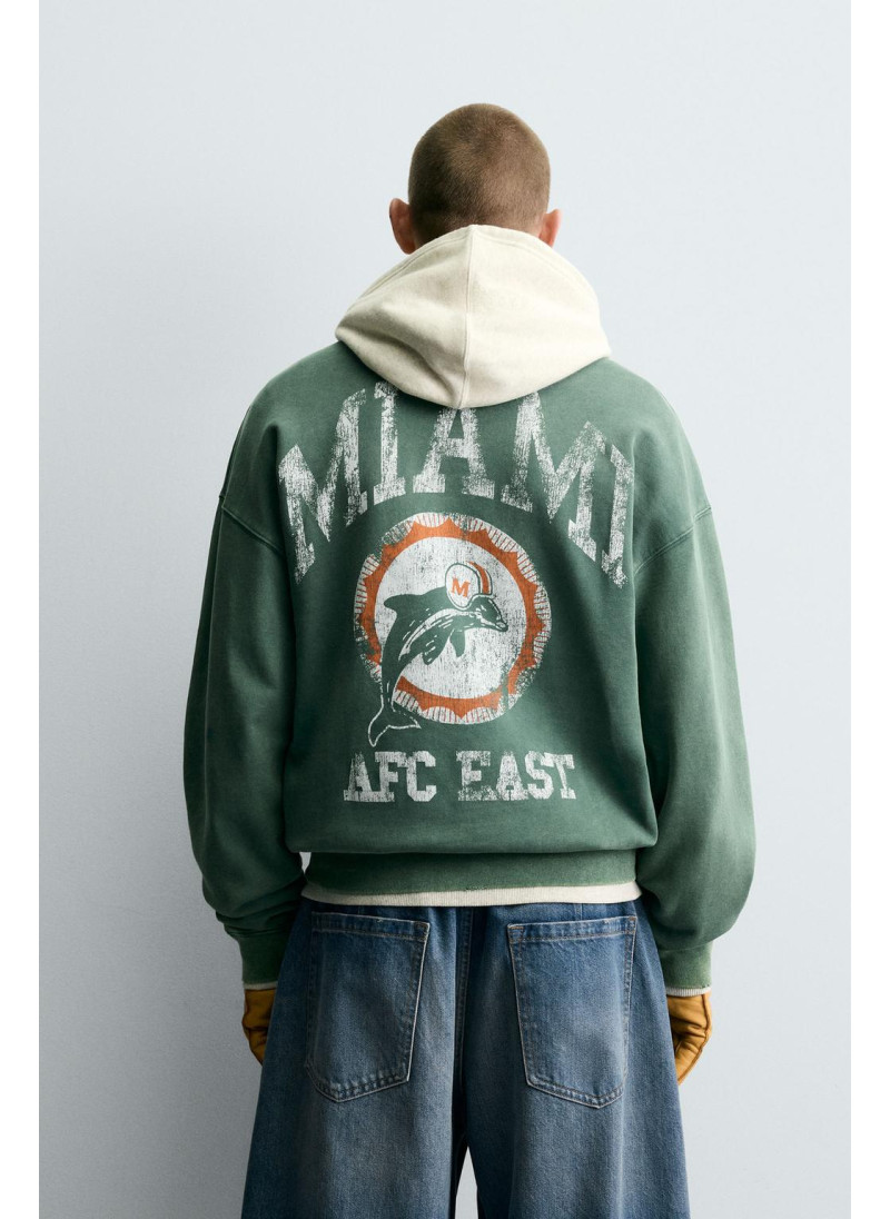 Свитшот nfl miami dolphins от zara Свитшот nfl miami dolphins от zara