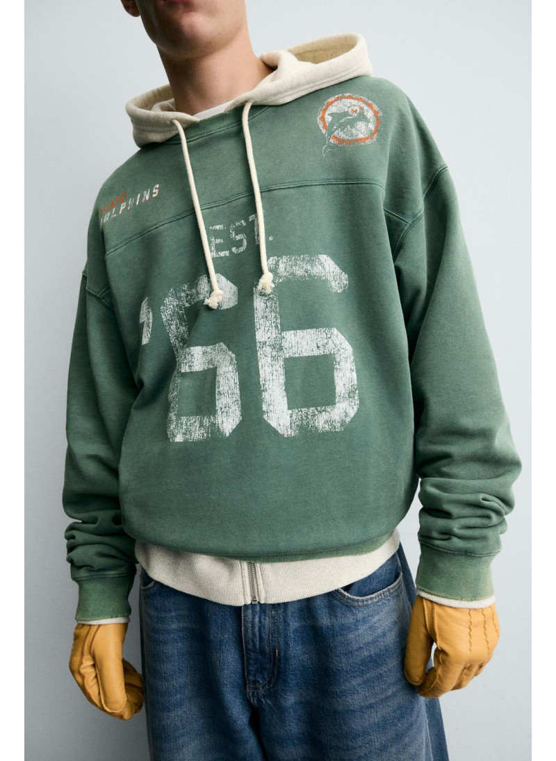 Свитшот nfl miami dolphins от zara Свитшот nfl miami dolphins от zara