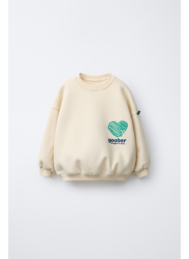 ТОЛСТОВКА С ПРИНТОМ «СЕРДЦ�...