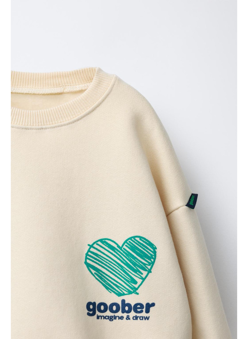 ТОЛСТОВКА С ПРИНТОМ «СЕРДЦЕ GOOBER ®» ТОЛСТОВКА С ПРИНТОМ «СЕРДЦЕ GOOBER ®»