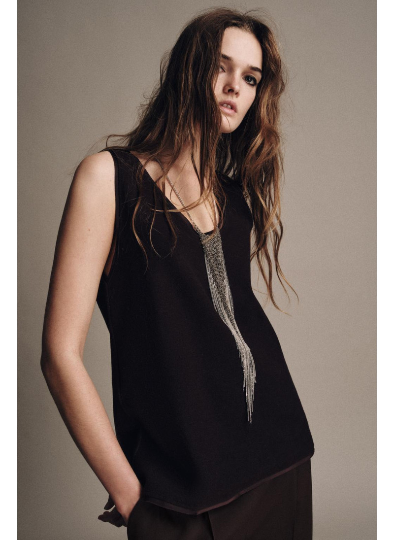 Мягкий топ без рукавов Мягкий топ без рукавов