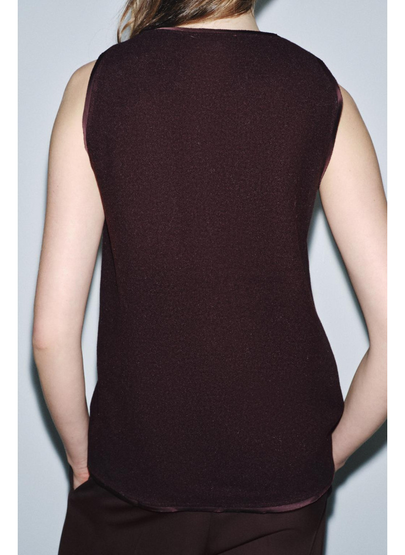 Мягкий топ без рукавов Мягкий топ без рукавов