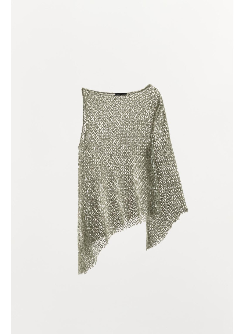 Топ с асимметричной вышивкой Топ с асимметричной вышивкой